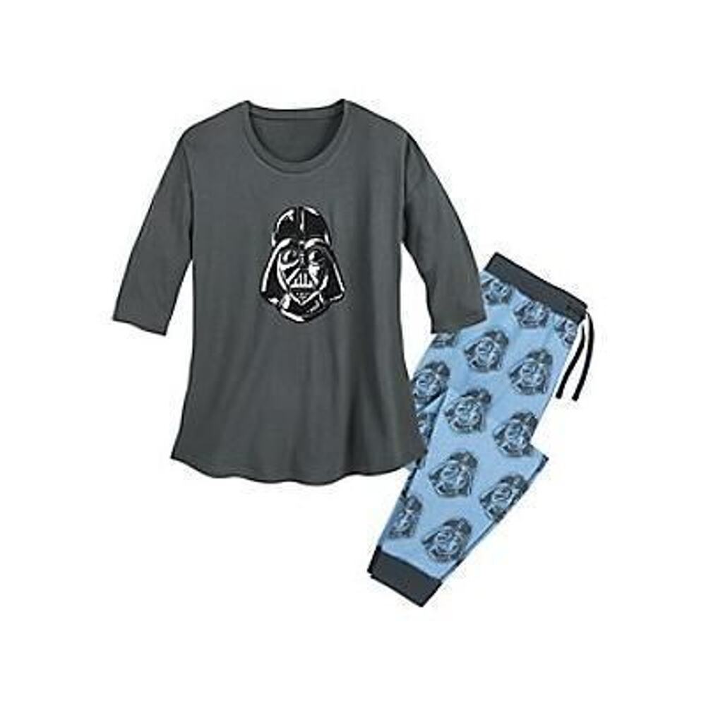 Munki Munki Women's Star Wars Darth Vader Tee & Jogger Pajama Set Size XS NWT
